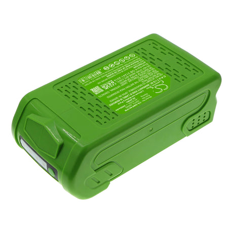 40.0V, Li-ion, 2000mAh, Power Tools battery fits Powerworks, Greenworks, Cramer, Poulan Pro, 20202, 40cs12, 40cs15, 80Wh Power Tools Cameron Sino Technology Limited (Power Tools)