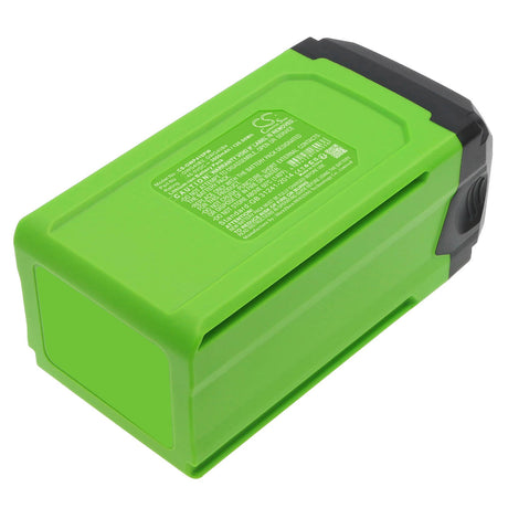 40.0V, Li-ion, 3000mAh, Gardening Tools battery fits Greenworks, Gwg40b2, & 12" String Trimmer Combo Kit, 1306202az, 120.00Wh Gardening Tools Cameron Sino Technology Limited (Dangerous Goods)