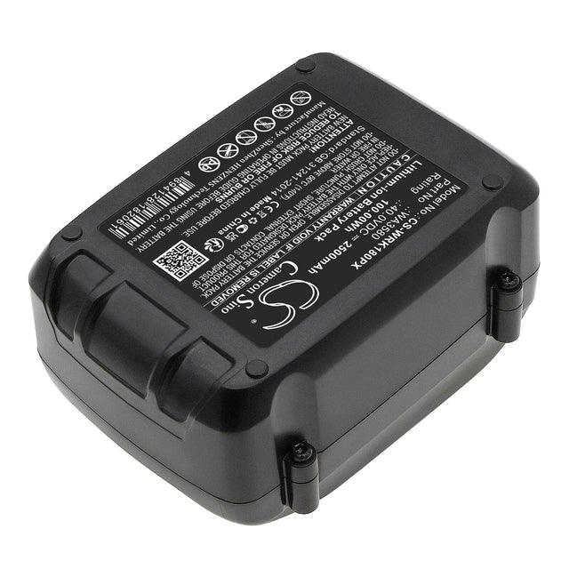 40.0V, Li-ion, 2500mAh, Power Tools battery fits Worx, Wa3580, Wa3747, Wa3877, 100Wh Power Tools Cameron Sino Technology Limited (Dangerous Goods)