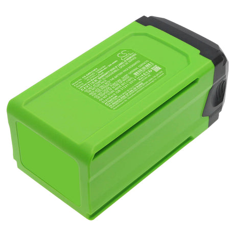 40.0V, Li-ion, 5000mAh, Gardening Tools battery fits Greenworks, Gwg40b2, & 12" String Trimmer Combo Kit, 1306202az, 200.00Wh Gardening Tools Cameron Sino Technology Limited (Dangerous Goods)