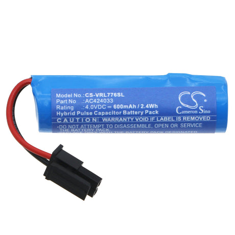 4.0V, HPC, 600mAh Siren Alarm Battery fits Volvo, S60 Cc 2016 - 2018, S60 Ii 2014 - 2018, 2.4Wh Siren Alarm Cameron Sino Technology Limited   