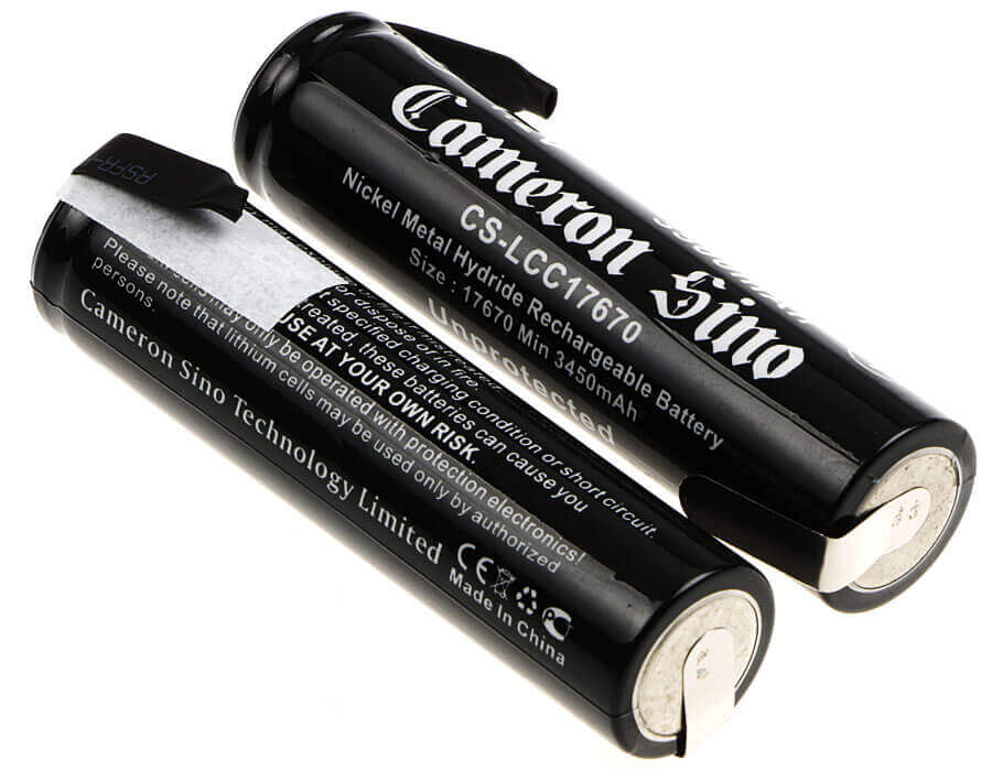 4/3a Battery, Nimh, 2pcs in a Pack With Reverse Solder Tabs 1.2v, 3500mah - 4.20wh 17670 Cameron Sino Technology Limited