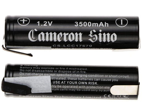 17670, 4/3a Battery, Nimh, 2pcs Pack With Solder Tabs 1.2v, 3500mah - 4.20wh 17670 Cameron Sino Technology Limited (Suspended)