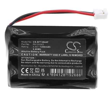 4.5V, Alkaline, 1200mAh, Door Lock battery fits Safe-o-tronic, 198182, Ds, Ds-t, 5.4Wh Door Lock Cameron Sino Technology Limited