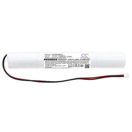 4.8V, Ni-CD, 2000mAh, Emergency Lighting battery fits Legrand, 61093, Ip66 Eco1, 9.60Wh Emergency Lighting Cameron Sino Technology Limited