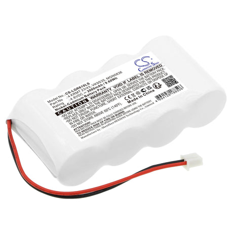 4.8V, Ni-CD, 2000mAh, Emergency Lighting battery fits Saft, Legrand, 4 Krmt 23/43, 61091, Ngn0725, 9.60Wh Emergency Lighting Cameron Sino Technology Limited