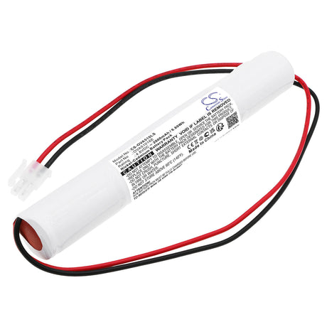 4.8V, Ni-CD, 2000mAh, Emergency Lighting battery fits Schneider, Ova51016e, 329045280, 805045, 9.60Wh Emergency Lighting Cameron Sino Technology Limited