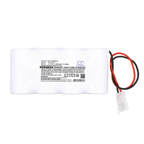 4.8V, Ni-CD, 4000mAh, Emergency Lighting battery fits Lite-plan, Thorn, 3409, Hrn/4, Hrn/4-k, 19.2Wh Emergency Lighting Cameron Sino Technology Limited