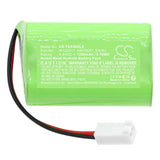 4.8V, Ni-MH, 1200mAh, Emergency Lighting battery fits Teknoware, 85073080, Esc 90 Emergency Exit Light, W120011, 5.76Wh Emergency Lighting Cameron Sino Technology Limited