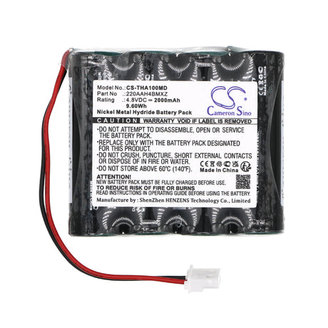 4.8V, Ni-MH, 2000mAh, Medical battery fits I-tech, 11205-c, Evo Ii, Mag1000 2018, 9.60Wh Medical Cameron Sino Technology Limited (Medical)