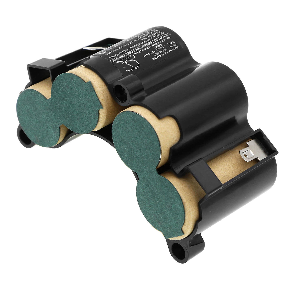 4.8V, Ni-MH, 2000mAh, Vacuum battery fits Tefal, Moulinex, Mx422901, Mx422901/2d0, Mx4423wa/2d0, 9.60Wh Vacuum Cameron Sino Technology Limited