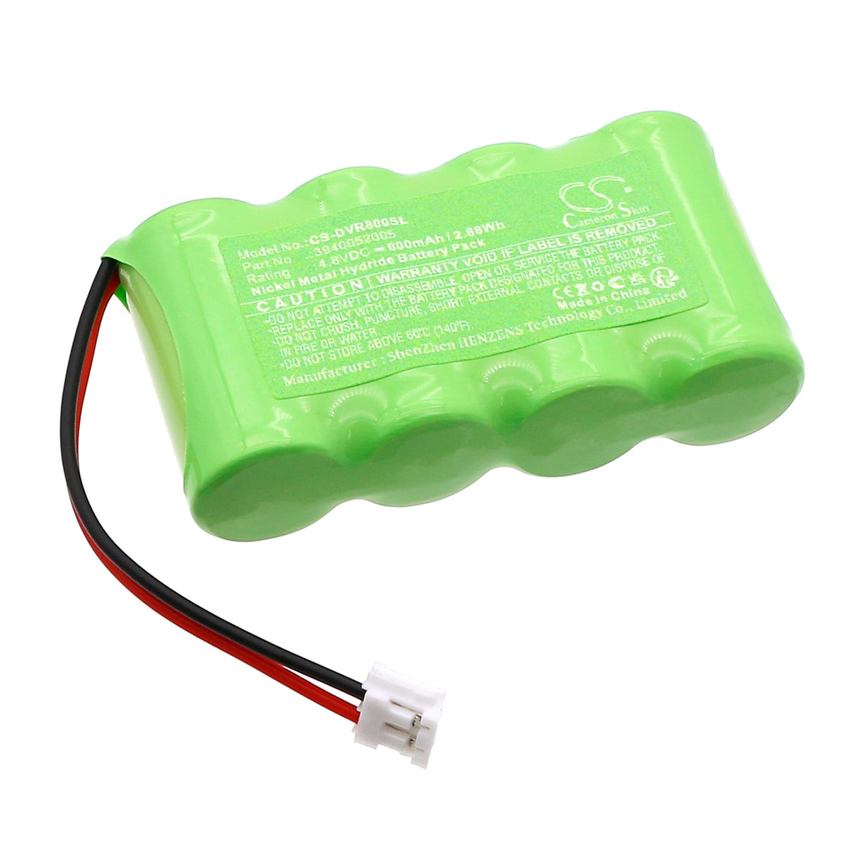 4.8V, Ni-MH, 600mAh, Remote Control battery fits Denon, Rc-8000, 2.88Wh Remote Control Cameron Sino Technology Limited