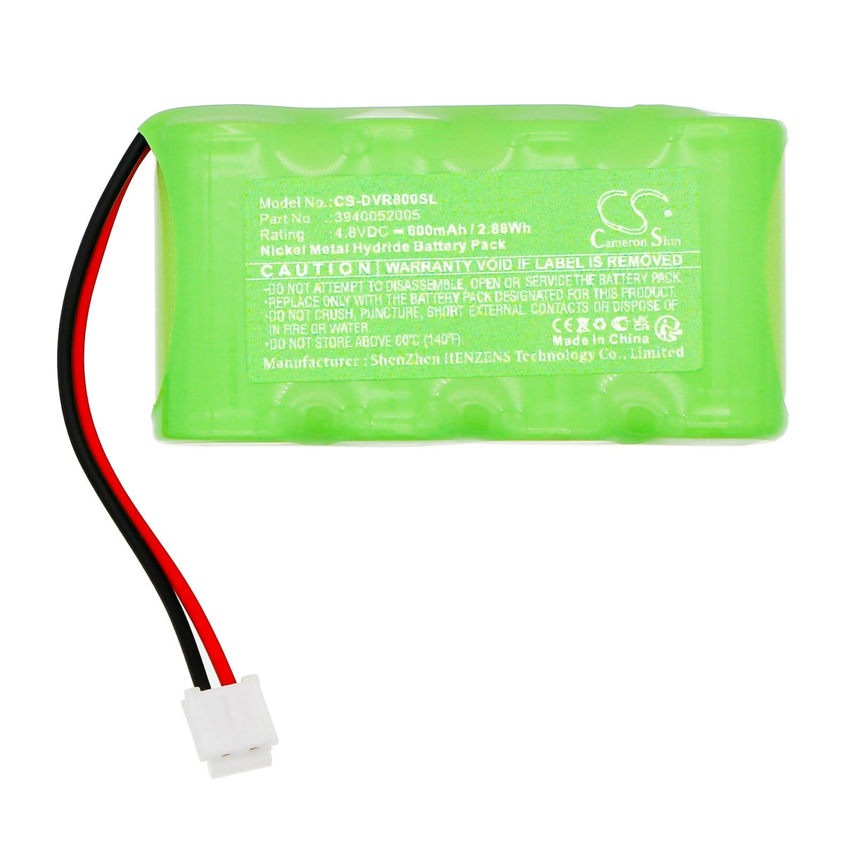 4.8V, Ni-MH, 600mAh, Remote Control battery fits Denon, Rc-8000, 2.88Wh Remote Control Cameron Sino Technology Limited