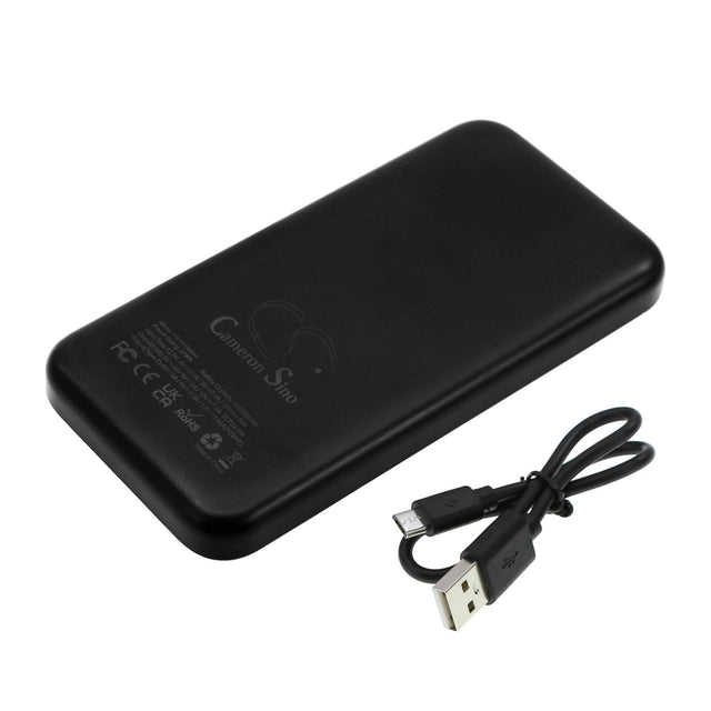 5.0v, Li-polymer, 10000mah, Battery Fits Cameron Sino Black Power Bank 10000mah, 50.00wh Power Bank Cameron Sino Technology Limited (Power Tools)
