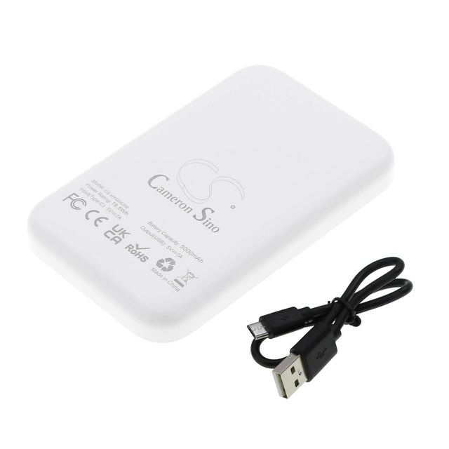 5.0v, Li-polymer, 5000mah, Battery Fits Cameron Sino White Power Bank 5000mah, 25.00wh Power Bank Cameron Sino Technology Limited (Power Tools)