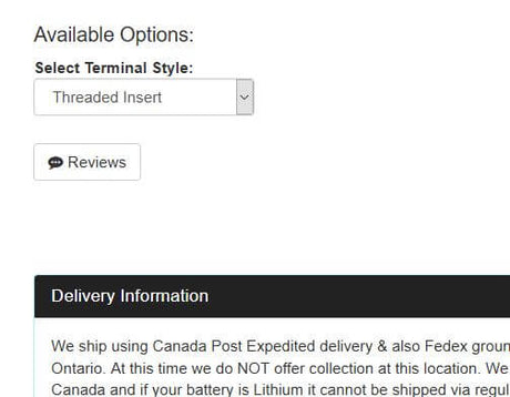 6-dzm-20 12 Volt 22 Ah Deep Cycle Scooter Battery Threaded Sealed Lead Acid DriveMotion   