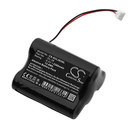 6.0V, Alkaline, 2300mAh, Door Lock battery fits Saflok, A28310, Dry0068, 13.8Wh Door Lock Cameron Sino Technology Limited