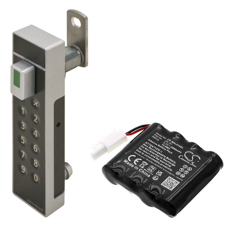 6.0V, Alkaline, 2600mAh, Door Lock battery fits Sag, Megalock, Safe-o-pin, 15.6Wh Door Lock Cameron Sino Technology Limited