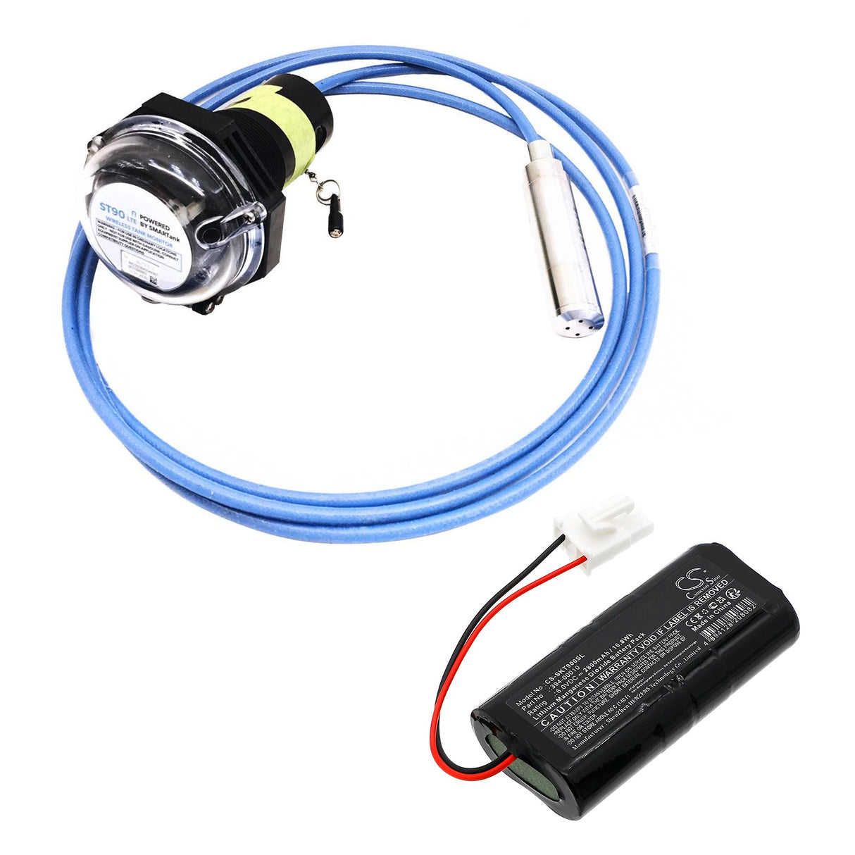 6.0V, Li-MnO2, 2800mAh, Equipment, Survey, Test battery fits Skybitz, Smarttank St90, Tanklink, 16.8Wh Equipment, Survey, Test Cameron Sino Technology Limited