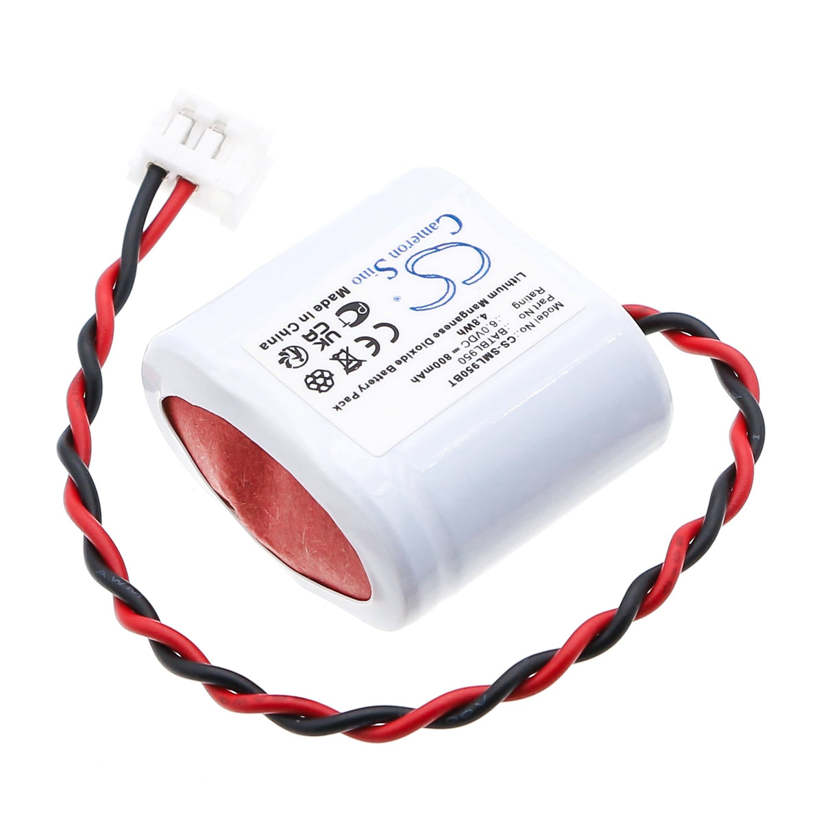 6.0V, Li-MnO2, 800mAh, Alarm System battery fits Siemens, Batbl950, Alarms Label Cesar, Sintony Lb350334, 4.8Wh Alarm System Cameron Sino Technology Limited