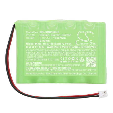 6.0V, Ni-MH, 1500mAh, Emergency Lighting battery fits Legrand, 62565, Baes Addressable, Sati Connected, 9.00Wh Emergency Lighting Cameron Sino Technology Limited