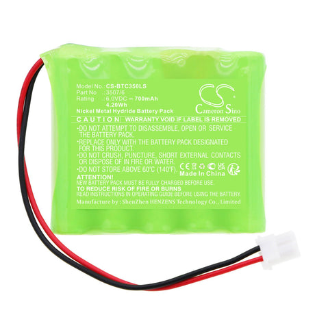 6.0v, Ni-mh, 700mah, Alarm Battery Fits Bticino, 3486, 3507/6, 4.20wh Alarm System Cameron Sino Technology Limited   