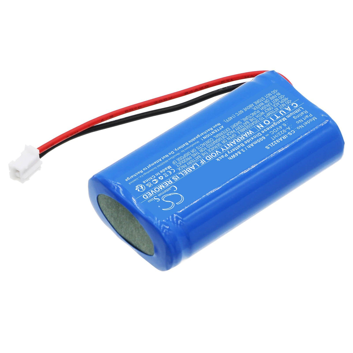6.4V, LiFePO4, 600mAh, batterie d'éclairage d'urgence convient à Iron Lux, A-922/ht, At 26m, E73 417 12, 3.84Wh Éclairage d'urgence Cameron Sino Technology Limited