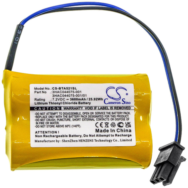 7.2v, 3600mah, Li-socl2 Battery Fit's Abb, 1sap180300r0001, 3hab 9999-1, 3hab2038-1, 25.92wh PLC Cameron Sino Technology Limited