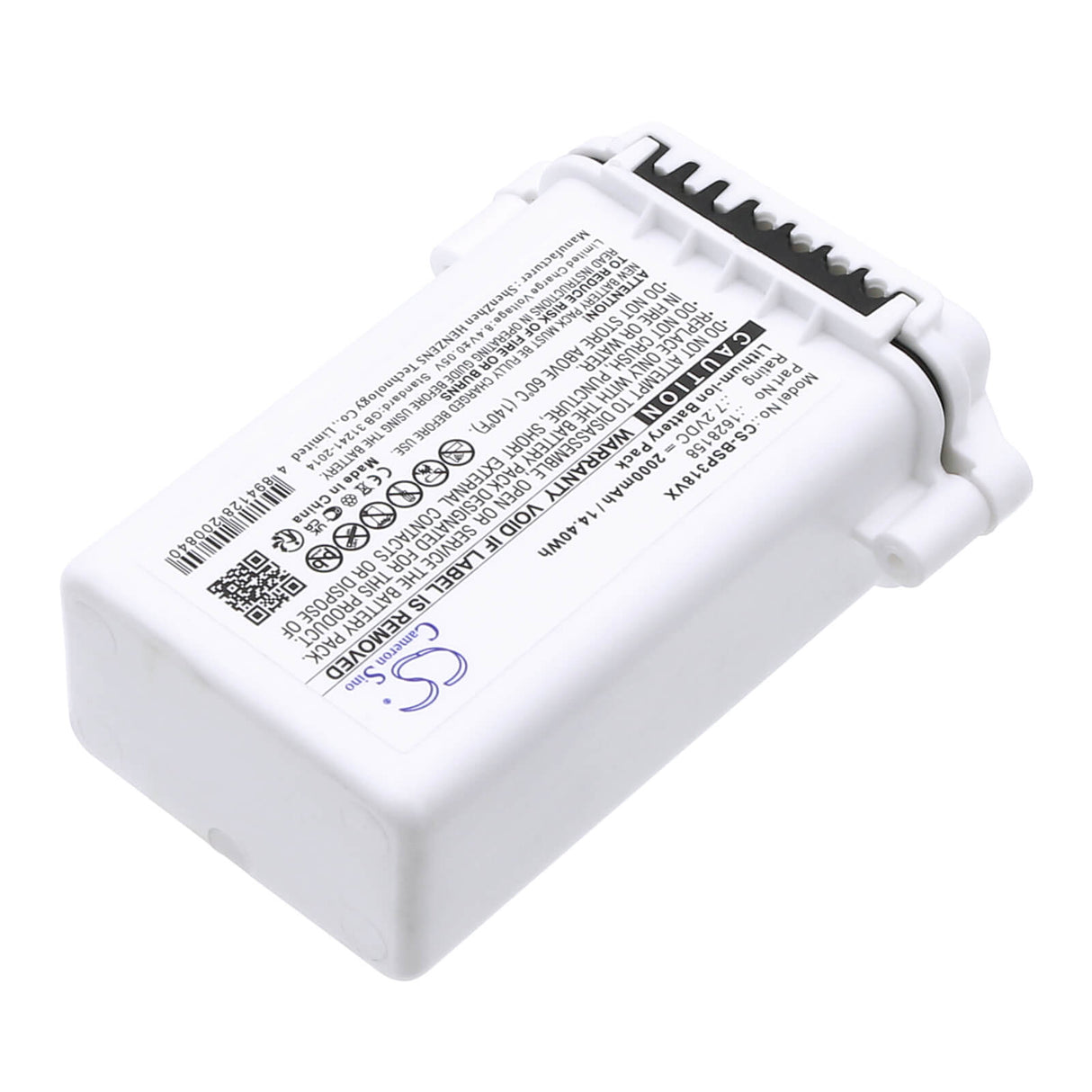 7.2V, Li-ion, 2000mAh, Battery fits Bissell, 3180+, 3181+, 14.40Wh Vacuum Cameron Sino Technology Limited