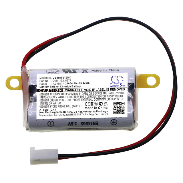 7.2v, Li-socl2, 2700mah, Medical Battery Fits Baxter Healthcare, 2m91617, 19.44wh Medical Cameron Sino Technology Limited (Medical)