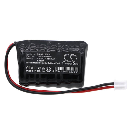 7.2V, Ni-MH, 150mAh, Siren Alarm battery fits Volvo, 6n280bc, 8622268, 8637399, 1.08Wh Siren Alarm Cameron Sino Technology Limited