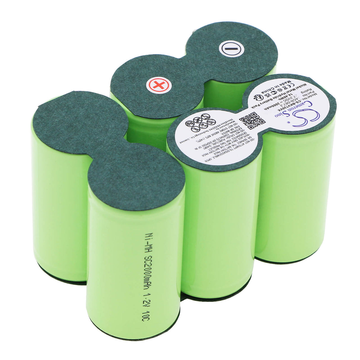 7.2V, Ni-MH, 2000mAh, Vacuum battery fits Black & Decker, Dustbuster Dv7205n H2, Dustbuster Extreme 7.2v, Dv7205, 14.40Wh Vacuum Cameron Sino Technology Limited