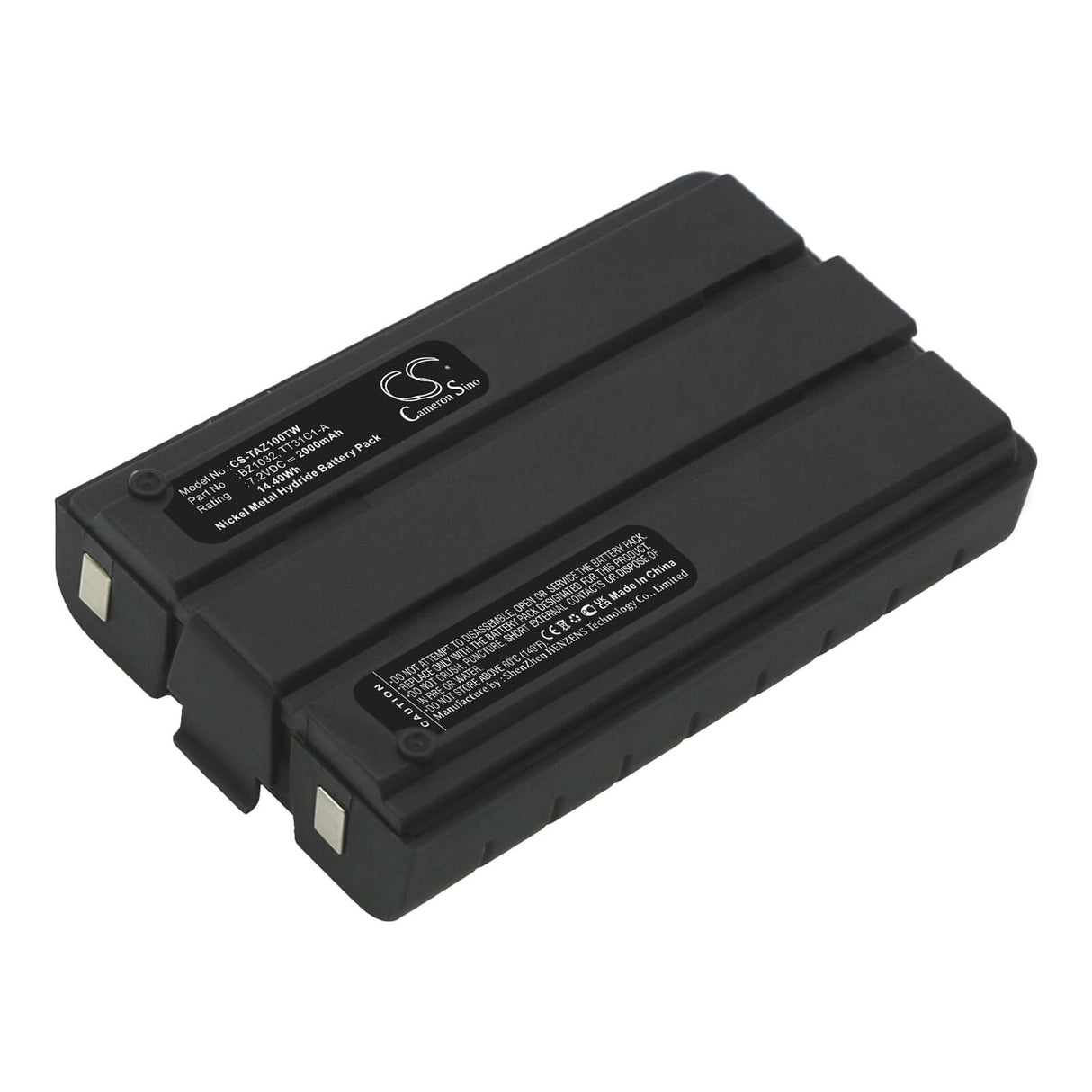 7.2V, Ni-MH, 2000mAh, Two-Way Radio battery fits Ma-com-ericsson, Harris, Tait, Bz1032, Bz1032, 14.4Wh Two-Way Radio Cameron Sino Technology Limited
