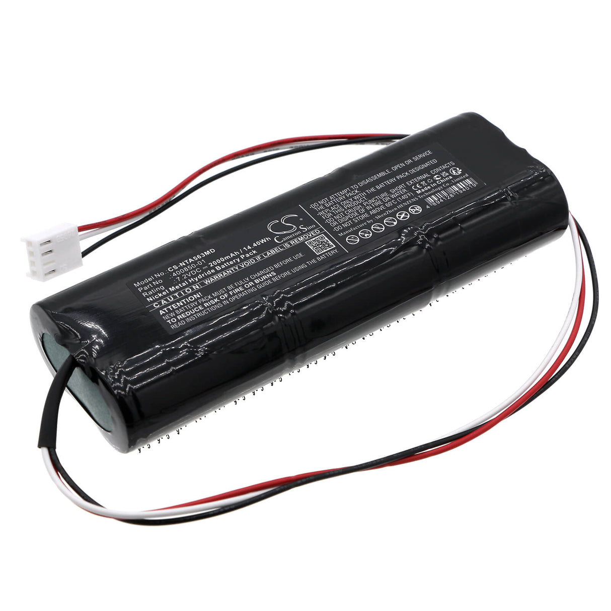 7.2v, Ni-mh, 2000mah, Medical Battery Fits Natus, 56320, 56323, 14.40wh Medical Cameron Sino Technology Limited (Medical)