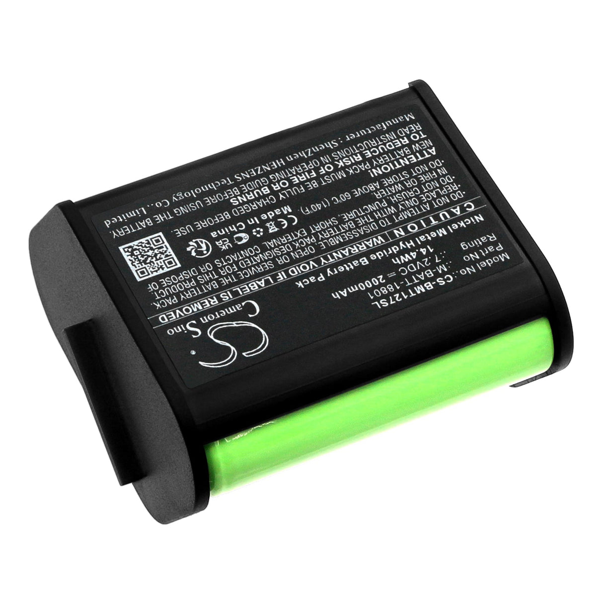 7.2V, Ni-MH, 2000mAh, Portable Printer battery fits Brady, M-batt-18801, Tls Pc Link, Tls Pc Link Thermal Labeling S, 14.4Wh Portable Printer Cameron Sino Technology Limited
