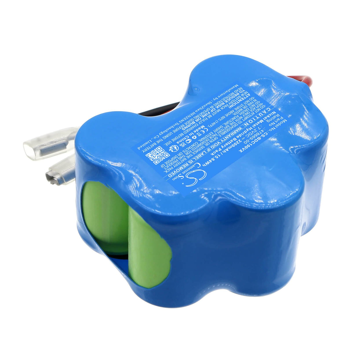 7.2V, Ni-MH, 2200mAh, Vacuum battery fits Black & Decker, Ssc1000, 15.84Wh Vacuum Cameron Sino Technology Limited