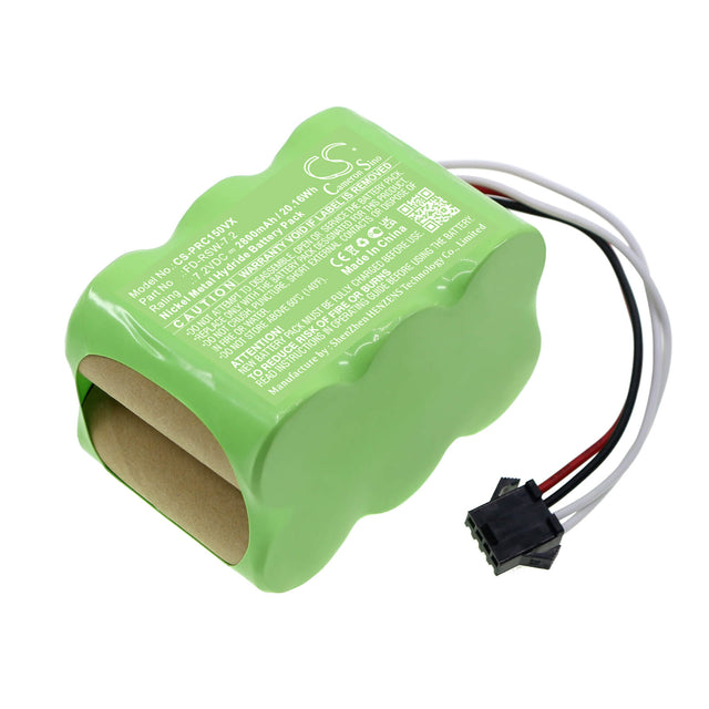 7.2V, Ni-MH, 2800mAh, Vacuum battery fits Pyle, Pucrc15, Pucrc15bat, Pucrc17 Pure, 20.16Wh Vacuum Cameron Sino Technology Limited