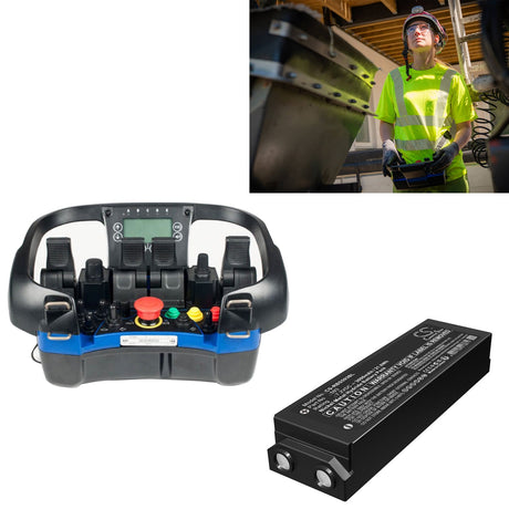 7.2V, Ni-MH, 3000mAh, Crane Remote Control battery fits Scanreco, 593, 16131, 17162, 21.6Wh Crane Remote Control Cameron Sino Technology Limited