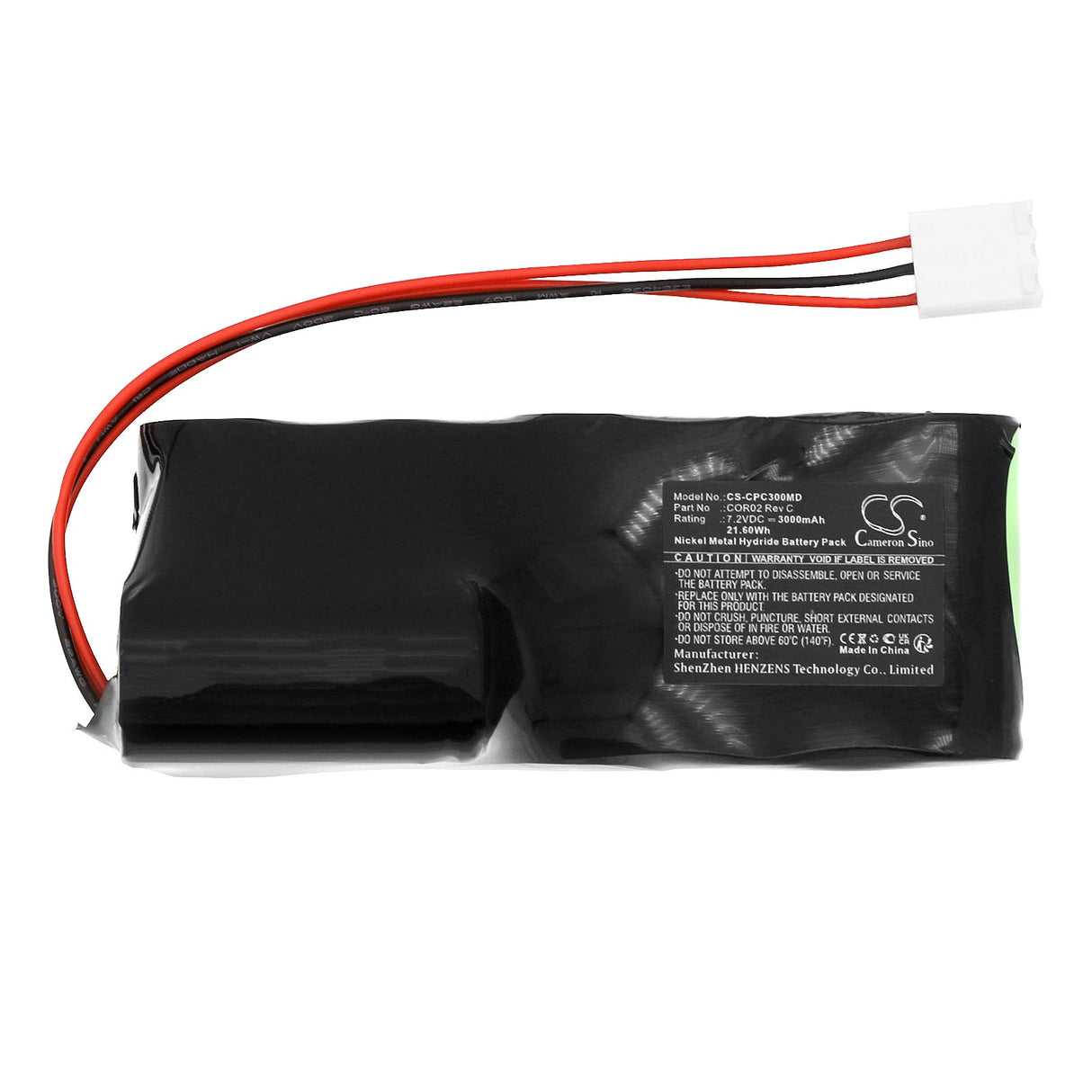 7.2v, Ni-mh, 3000mah, Medical Battery Fits Corpak Corflo 300 Enternal Pump, 21.60wh Medical Cameron Sino Technology Limited (Medical)