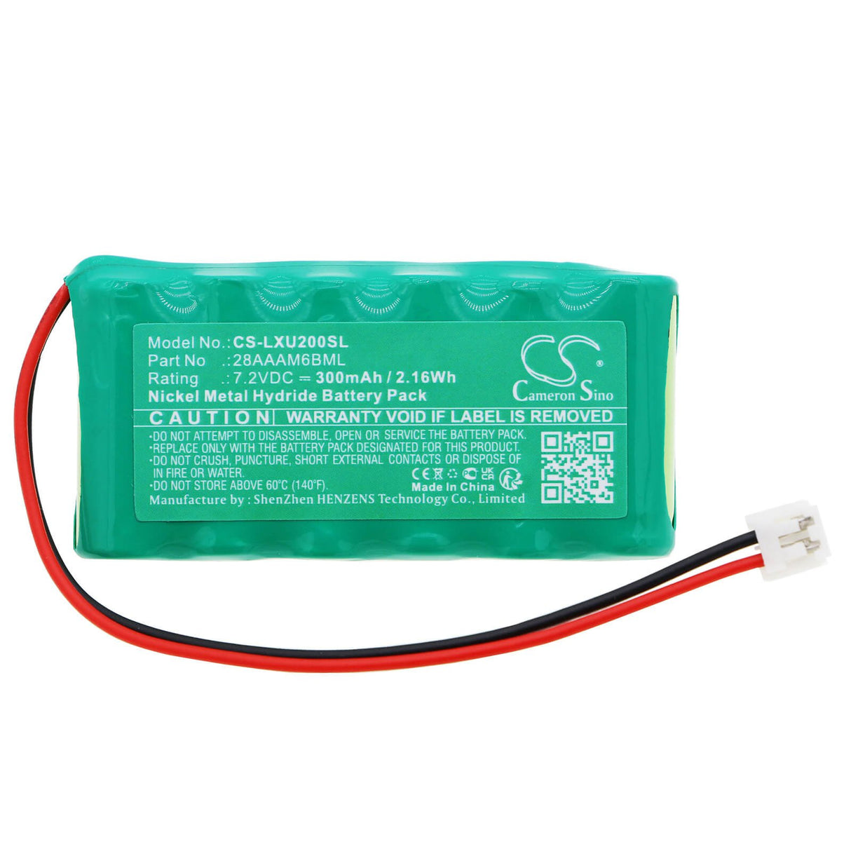 7.2V, Ni-MH, 300mAh, Siren Alarm battery fits Lexus, 28aaam6bml, 89040-53011, 89040-53012, 2.16Wh Siren Alarm Cameron Sino Technology Limited