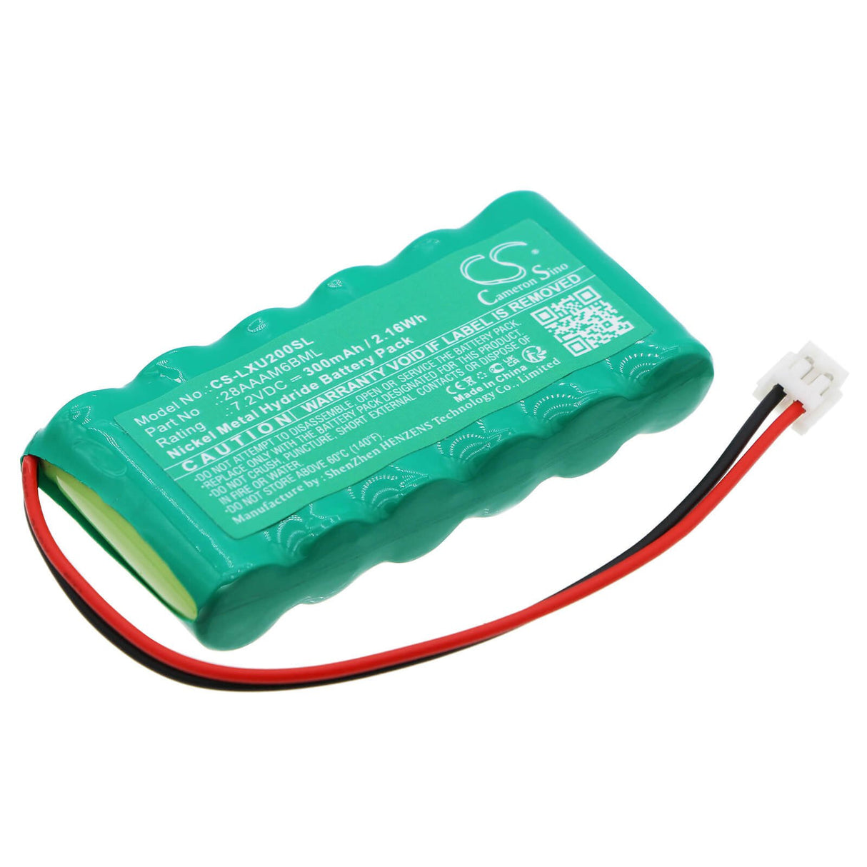 7.2V, Ni-MH, 300mAh, Siren Alarm battery fits Lexus, 28aaam6bml, 89040-53011, 89040-53012, 2.16Wh Siren Alarm Cameron Sino Technology Limited