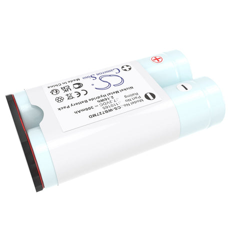 7.2V, Ni-MH, 300mAh, Medical battery fits Welch-allyn, Microtymp 1, Mt1, 2.16Wh Medical Cameron Sino Technology Limited (Medical)