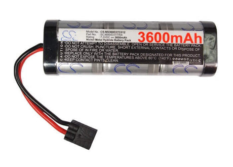 7.2V, Ni-MH, 3600mAh, Cars battery fits Rc, Cs-ns360d37c012, Cs-ns360d37c012, 25.92Wh Cars Cameron Sino Technology Limited