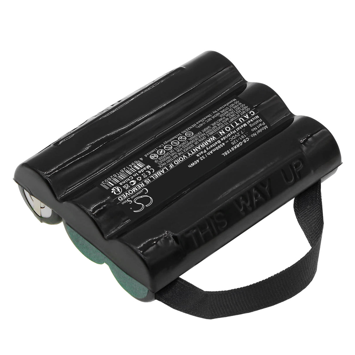 7.2V, Ni-MH, 4500mAh, Equipment battery fits Ge, 191-126, DPI610 Pressure Calibrators, Dpi615 Pressure Calibrators, 32.4Wh Equipment, Survey, Test Cameron Sino Technology Limited