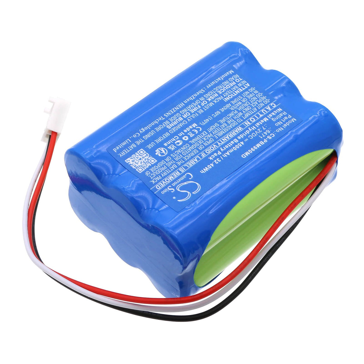 7.2v, Ni-mh, 4500mah, Medical Battery Fits IPB Hdm 99xp, Mxi-1, 32.40wh Medical Cameron Sino Technology Limited (Medical)   