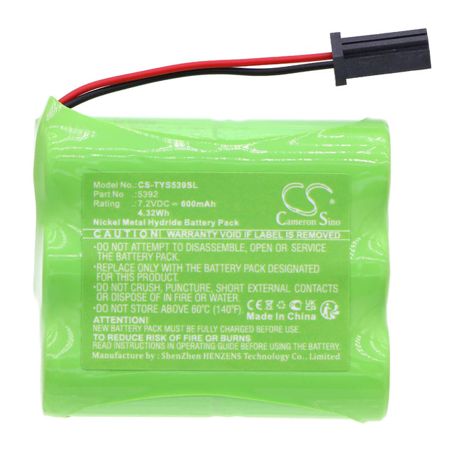7.2V, Ni-MH, 600mAh, Siren Alarm battery fits Toyota, 5392, 08192-44810, 08192-44811, 4.32Wh Siren Alarm Cameron Sino Technology Limited