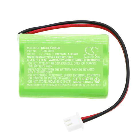 7.2V, Ni-MH, 700mAh, Emergency Lighting battery fits Esylux, 10030956, Sc/c, Slc, 5.04Wh Emergency Lighting Cameron Sino Technology Limited