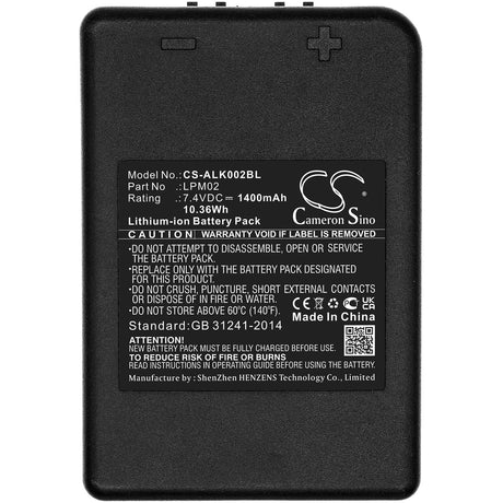 7.4v, 1400mah, Li-ion Crane remote battery Fit's Autec, Ajm, Ajr, Ajs, 10.36wh Crane Remote Control Cameron Sino Technology Limited   