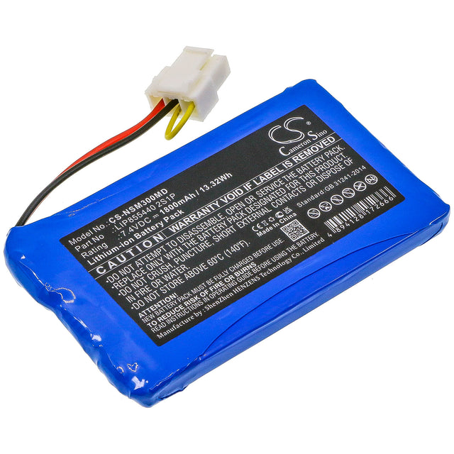 7.4V, Li-ion, 1800mAh, Medical battery fits Neusoft, Lip855440 2s1p, Scp-xikang-3001, 13.32Wh Medical Cameron Sino Technology Limited (Medical)