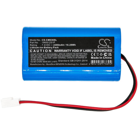 7.4V, Li-ion, 2200mAh, Battery Pack battery fits Neptolux, Neptolux, Custom Battery Packs, Custom Battery Packs, 175-1196c, 16.28Wh Battery Pack Cameron Sino Technology Limited